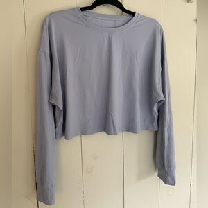 Lululemon Back In Action Cropped Long Sleeve